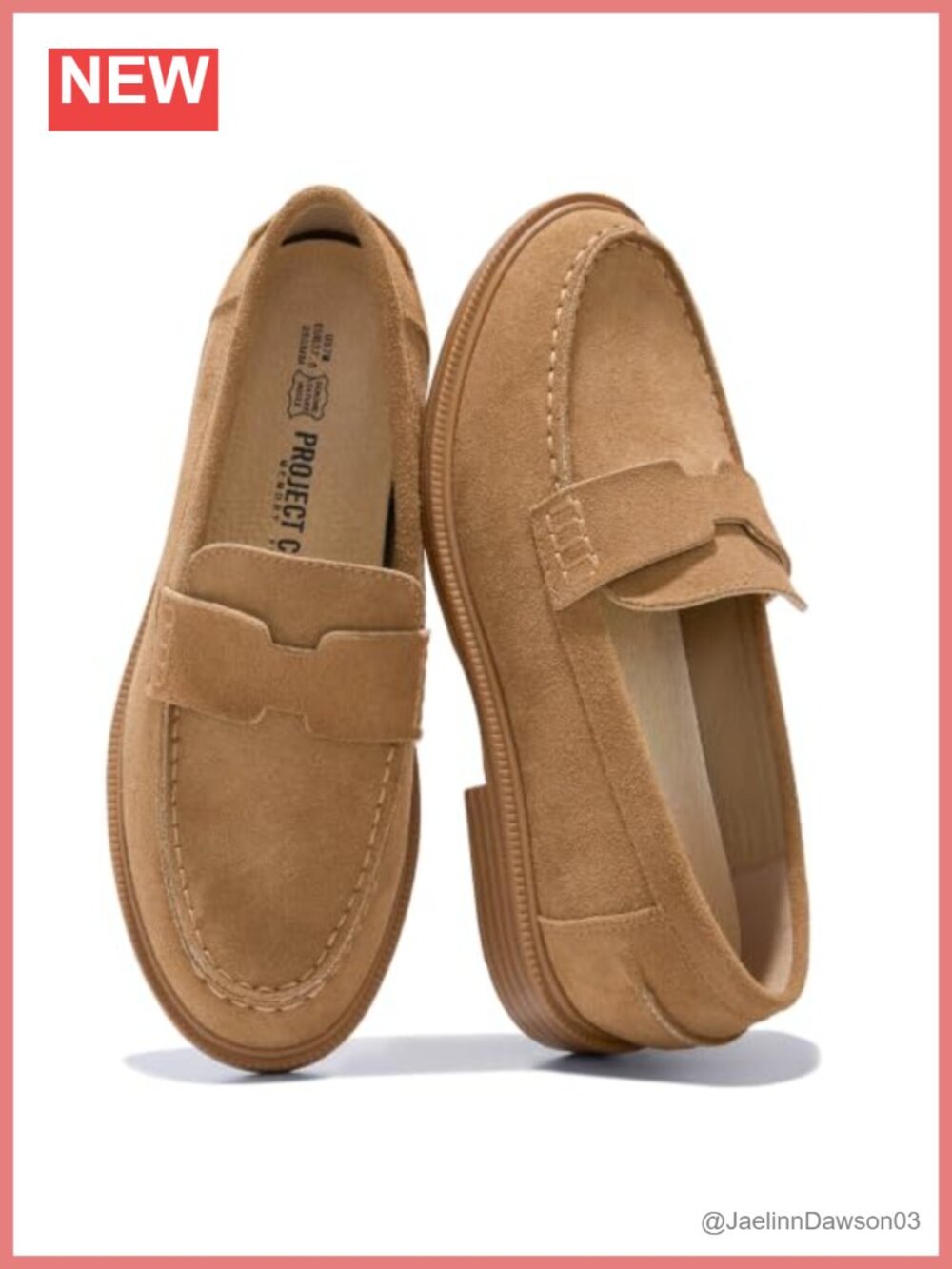 Genuine Suede Leather Slip-On Loafers Women